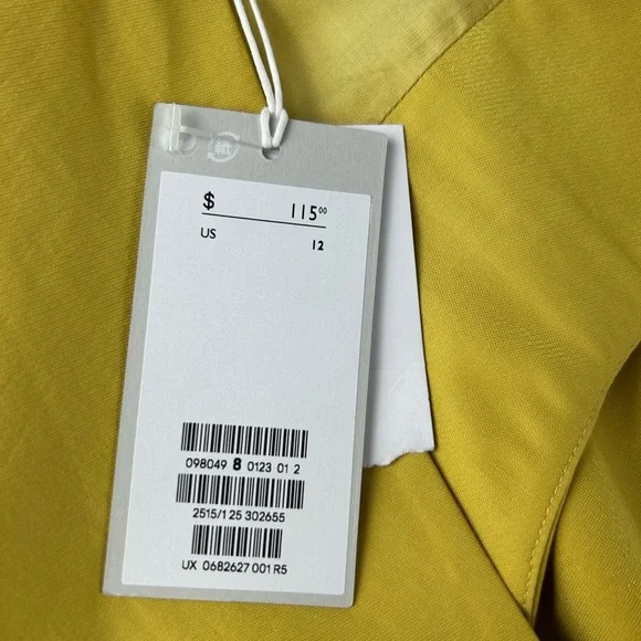 COS Women’s The Yellow Dress Size 12 - Picture 14 of 16